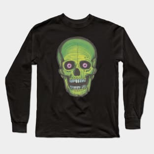 Skull [Green] Long Sleeve T-Shirt